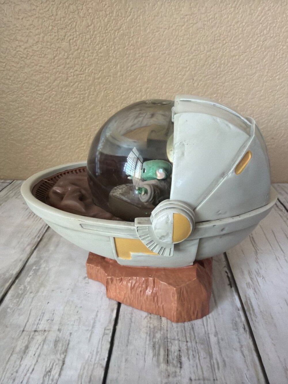 Star Wars Mandalorian Grogu Lot Bradford Exchange Clock & Water Globe w/COA - Picture 14 of 16